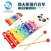 Bàn tay trẻ em bằng gỗ tám tay gõ âm thanh xylophone bé đánh nhạc đồ chơi giáo dục 1-2-3 tuổi - Đồ chơi nhạc cụ cho trẻ em