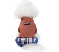 Джинсовое четвероногое хлопковое пальто Star кирпично-красного цвета