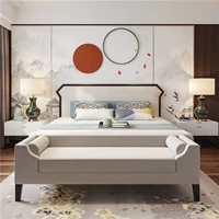 Ткань для спальни, современный и минималистичный скандинавский белый диван