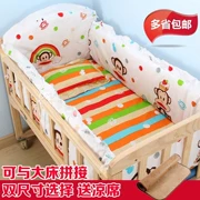 Bộ đồ giường tiếng anh xe lười mat cậu bé sơ sinh điều chỉnh mẫu giáo bé shaker mùa hè mát mẻ - Giường trẻ em / giường em bé / Ghế ăn