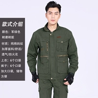 Зеленый хлопковый комплект