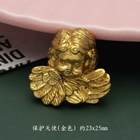 Золотой серой защитный ангел-золотой 1