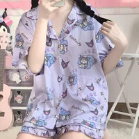 Японская милая пижама для школьников, комплект, 2023, короткий рукав