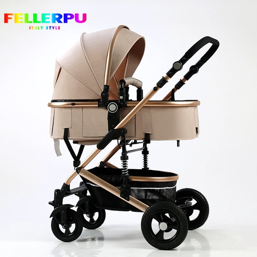 Детская корзина Fellerpu, легкая складка с высоким ландшафтом, может сесть на двухэтапную реализацию