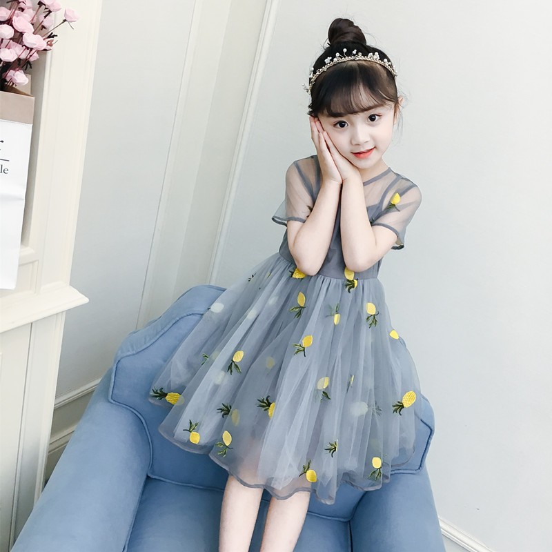 童装女童连衣裙夏装韩版洋气2020新款女孩裙子儿童纱裙夏季公主裙