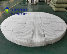 Химическое оборудование 【方兴】除雾波纹填料 350y孔板波纹1.5mm板厚 聚丙烯波纹板填料