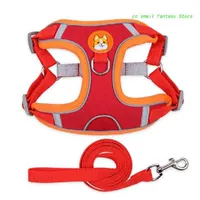 Dog Traction Rope Breathable Vest Type Anti-break Free Pet