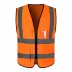 Áo phản quang tùy chỉnh 
            áo vest huỳnh quang công nhân vệ sinh công trường kỹ thuật xây dựng an toàn giao thông phát sáng f in tùy chỉnh 