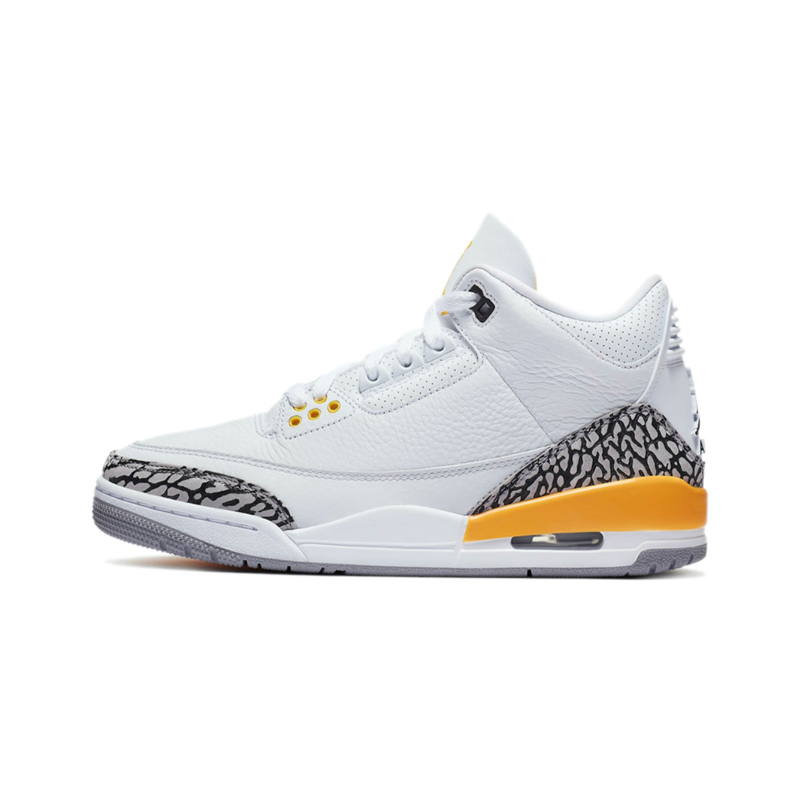 Aj3 White OrangeRetrojordanik Basketball shoes AJ3 Hiroshi Fujiwara black and white cement North Carolina blue Flaming red chlorophyll Men's and women's shoes
