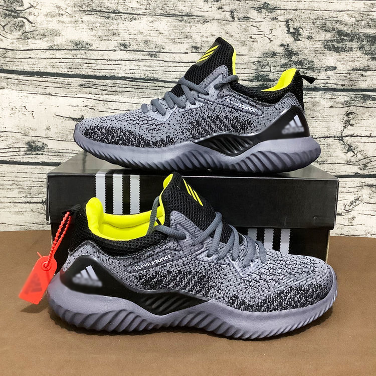 Alpha Black YellowBroken code Clearance official Official website quality goods Adidas Marathon shoes new pattern spring Clover alpha Running shoes leisure time Ice silk Breathable shoes men and women Coconut Mountaineering gym shoes