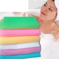 Bath-Towel Wash-Cloth Shower Body-Skin Exfoliating Nylon Was