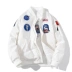 mYes Makino Mori đồng thương hiệu áo khoác bay phi hành gia hợp thời trang dành cho nam và nữ cặp đôi xuân thu đông áo khoác cotton Áo khoác NASA Đồng phục bóng chày