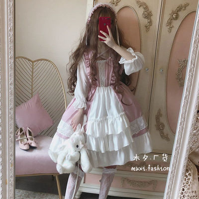 taobao agent Disney, summer Japanese genuine dress, Lolita style, suitable for teen