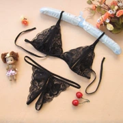 Bộ đồ lót ren bikini hở ba điểm Bộ đồ ngủ ren gợi cảm Bộ hai mảnh