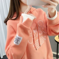 Оранжевый свитер [хлопковая высокая версия не может позволить себе мяч]