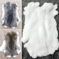 3 Colours Nature Rabbit Fur DIY Apparel Sewing Fabric