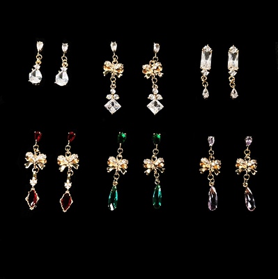 taobao agent Accessory, zirconium, crystal earings, earrings