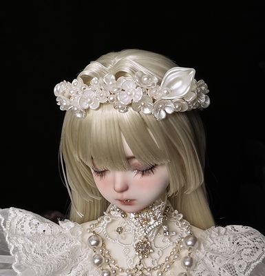 taobao agent [Moon Phase Thirteen] BJD Pearl Flower Ring Head Hoe Four Penal Wastes Utilization