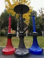 Большой полый рисунок кольца горшок с двойной трубкой и двойной трубкой.