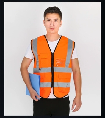 Áo phản quang an toàn công trường xây dựng vest vệ sinh giao thông ban đêm cưỡi quần áo huỳnh quang in logo tùy chỉnh áo phản quang công nhân 
