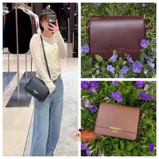 Исправлению сумки 法国代购burberr??y/巴宝??莉经典款新款小方翻盖邮差包斜挎女包 Burberr??y/??