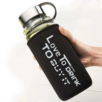 Черный, 600 мл (в комплект входит крышка для чашки + чайный