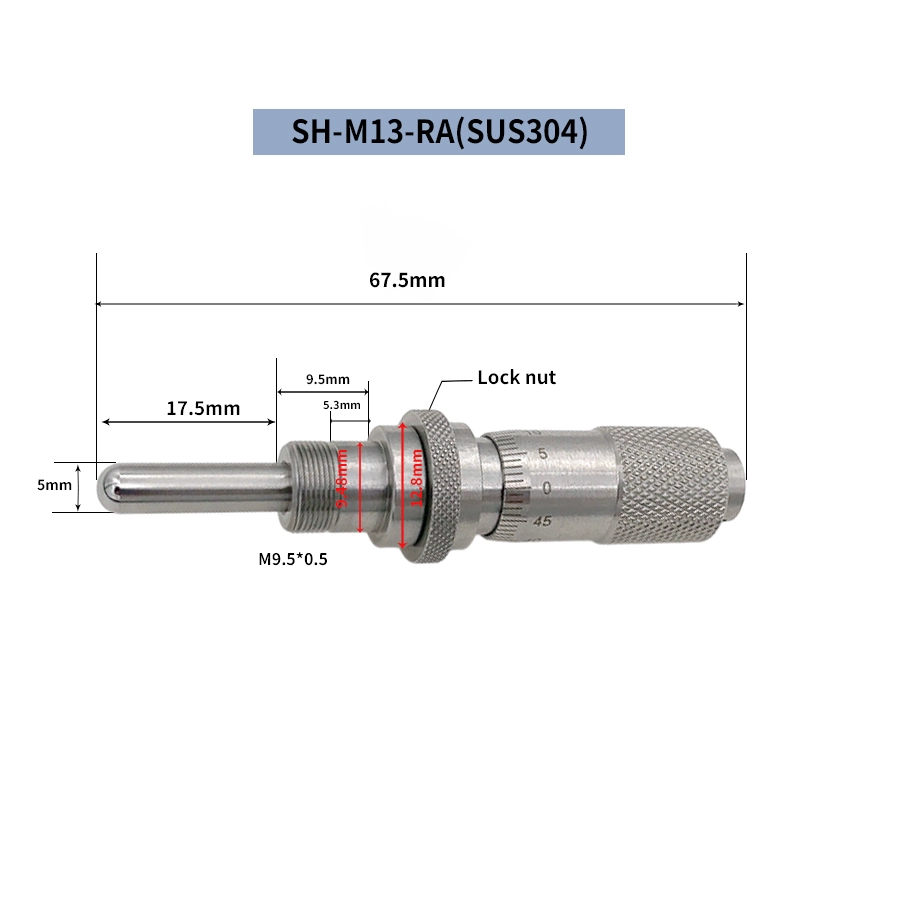 Đầu dò đường kính bên trong đo đường kính ngoài 0-13 micromet máy móc công nghiệp đầu micromet thước panme thước micrometer Panme đo trong