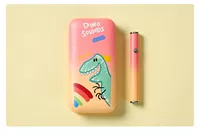 Динозавр, портсигар, зажигалка, градиент