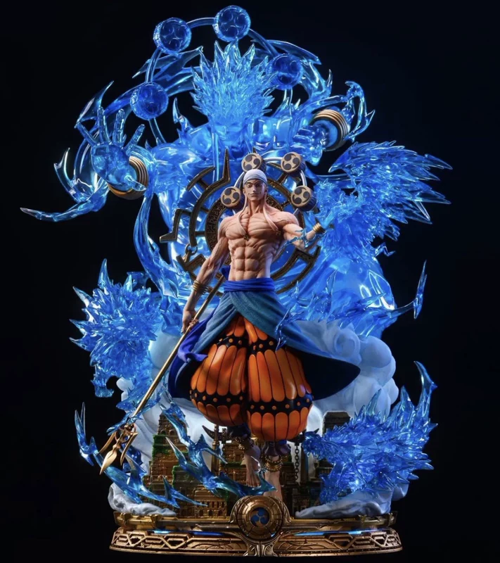 One Piece рукопожатный blind box Thunder God Лuffy Suo Long Beard игрушка кукла модель аниме качели на день рождения