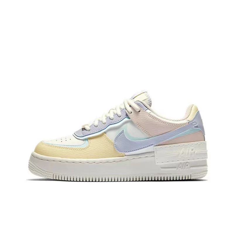 Nike Nike Women's Shoes Air Force1 Low Shadow Air Force No. 1 Macaron рисовый фиолетовый AF1
