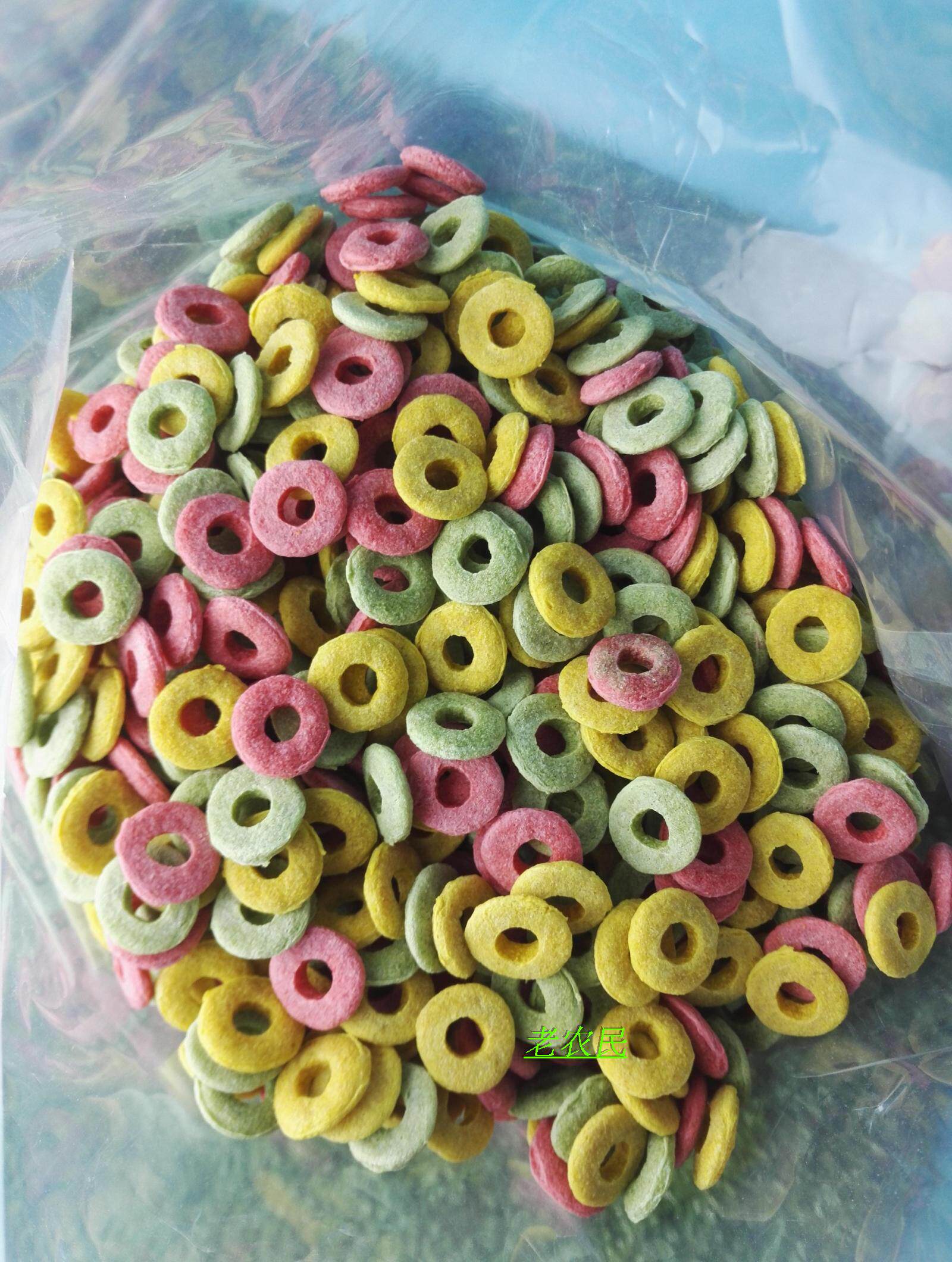 综合高纤维什锦谷物磨牙草圈100g 仓鼠龙猫兔兔豚鼠磨牙零食