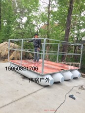 Рыболовное судно 双体水上充气平台 便捷式可拆卸 钓鱼船 路亚船