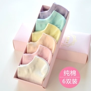 Vớ vớ nữ cotton mùa hè nông miệng Hàn Quốc dễ thương ladies vớ cotton vớ thuyền nữ thấp để giúp màu rắn khử mùi vớ nữ