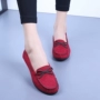 Mùa xuân và mùa hè tuổi Bắc Kinh giày vải giày của phụ nữ giản dị peas giày phẳng non-slip thở giày thấp thời trang giày mẹ giày ulzzang nữ