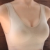 Với ngực pad mẹ không có vành ngủ kích thước lớn áo ngực mỏng trung niên áo ngực phụ nữ bông phổ thoải mái đồ lót Cộng với kích thước Bras