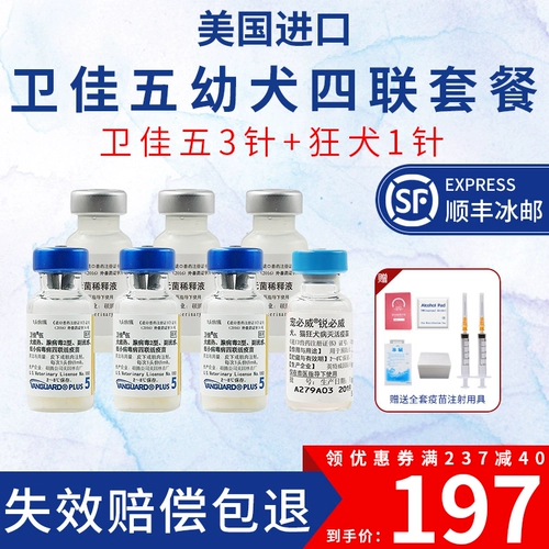 Американский импортный Pfizer пять цен на вакцины для собак Пакет Dog Point Dog Dog Eight Hakiesproper Point Protement