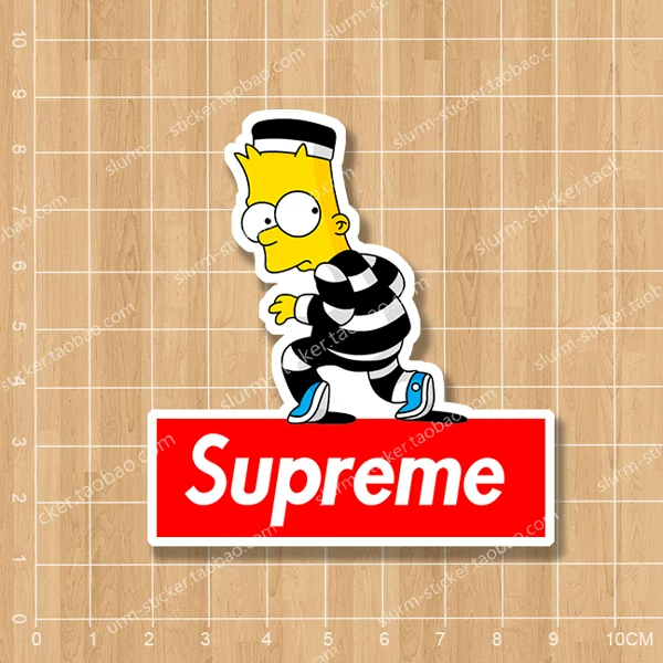 Стикер на чемодан/ноутбук Simpson's Simpsons Supreme 055