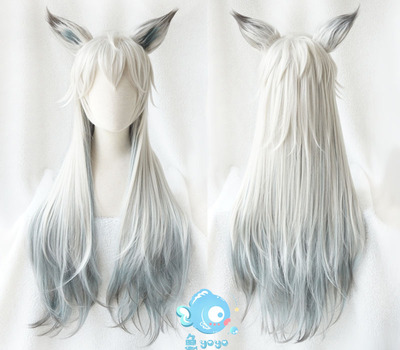 taobao agent The otaku COS/Tomorrow Ark Rapland Gradient Color Ears are sold cosplay wigs