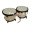 Trống bongo 6 inch + 7 inch chính hãng Tambourine Châu Phi BONGO Trẻ em Orff chơi dạy học bộ gõ - Nhạc cụ phương Tây