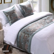 Khách sạn bộ đồ giường khách sạn Châu Âu-phong cách sang trọng khách sạn khách sạn giường khăn giường cờ giường đuôi pad giường bìa bảng cờ