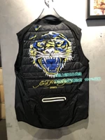 Ưu đãi đặc biệt mua vòng tròn lớn trong nước Ed Hardy vest thể thao nam B12BAWM387543 - Áo thể thao áo thể thao có cổ