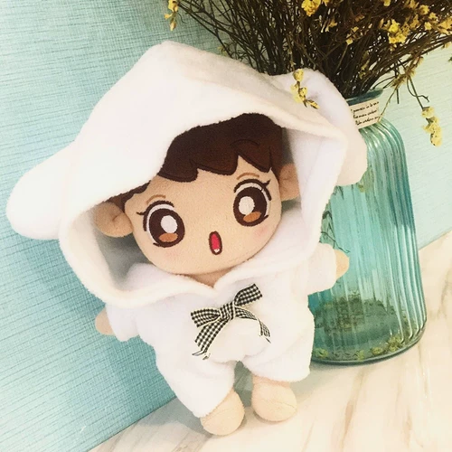 Кукла, мультяшный плюшевый комбинезон, комплект, 20см