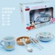 Mickey Bowl+Cup+Spoon+палочка для палочки с четырьмя подарочной коробкой
