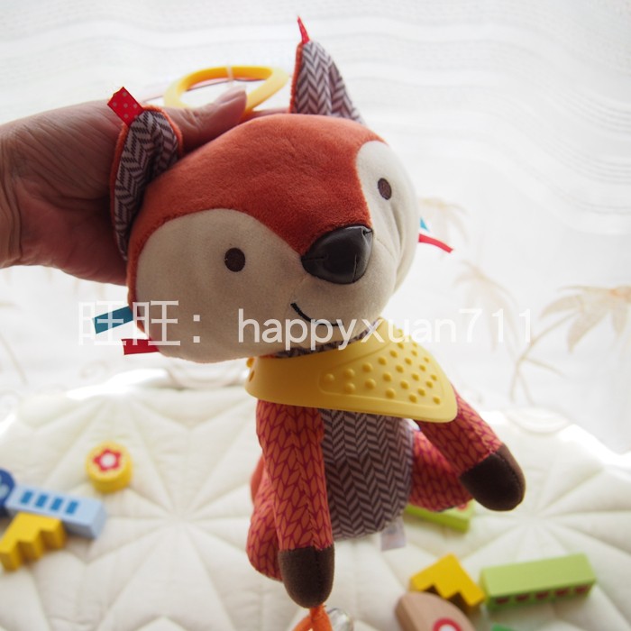 SKK Fox Bed Hangingfree shipping recommend SKKBABY lovely animal bell Bao Baoche Bed hanging Gutta percha Toys