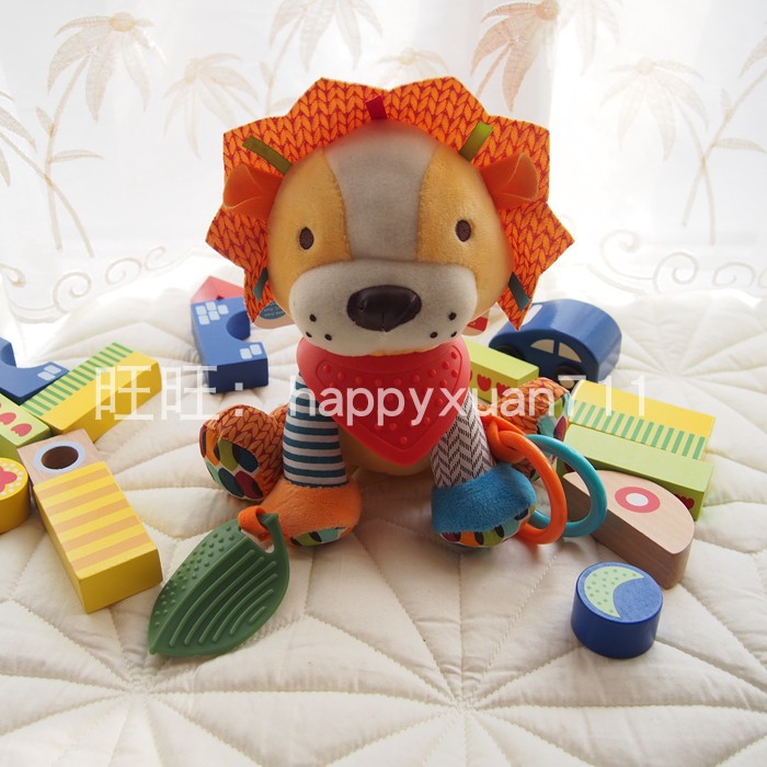 SKK Lion Bedfree shipping recommend SKKBABY lovely animal bell Bao Baoche Bed hanging Gutta percha Toys