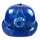 Mũ bảo hiểm quạt năng lượng mặt trời điều hòa làm mát đầu mũ công nhân che nắng che mưa thoáng khí