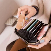 Gói thẻ phụ nữ Hàn Quốc dễ thương cá tính nhỏ gọn Gói thẻ ID không khí ví tiền nhỏ