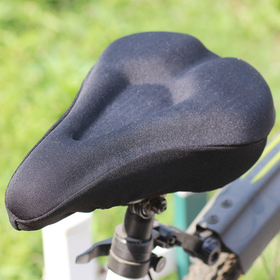 Sponge Cushion Cover + Rain CoverBicycle Cushion cover Riding equipment Road vehicle thickening Sponge cushion Cycling parts Mountain bike Seat cover