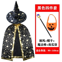 Черный плащ, шапка, волшебная палочка
