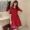 Váy retro của phụ nữ mang thai kiểu Pháp mỏng vào mùa hè, phụ nữ Xiaoxiangfeng 2020 váy Hepburn mới của phụ nữ - Áo thai sản